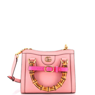 Gucci Diana NM Bamboo Handle Tote Leather Mini