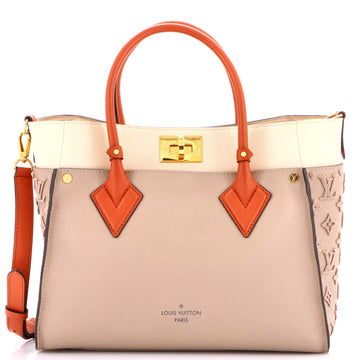 Louis Vuitton On My Side Tote Monogram Tuffetage Leather MM