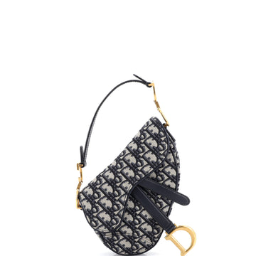 Christian Dior Saddle Handbag Oblique Canvas Mini