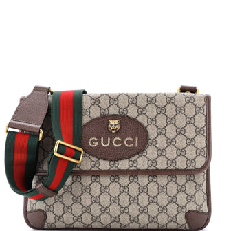 Gucci Neo Vintage Flap Messenger GG Coated Canvas Medium