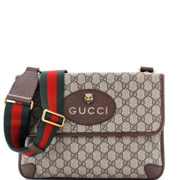 Gucci Neo Vintage Flap Messenger GG Coated Canvas Medium