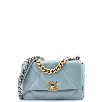 Chanel 19 Flap Bag Quilted Leather Medium
