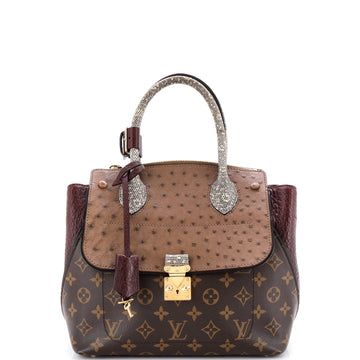 Louis Vuitton Majestueux Tote Monogram Canvas and Exotics MM