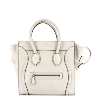 Celine Luggage Bag Grainy Leather Mini