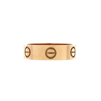 Cartier Love Band Ring 18K Yellow Gold