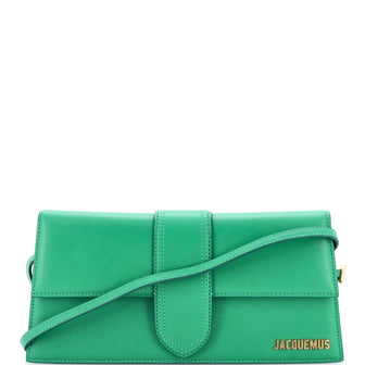 Jacquemus Le Bambino Top Handle Flap Bag Leather Long