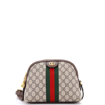 Gucci Ophidia Dome Shoulder Bag GG Coated Canvas Small