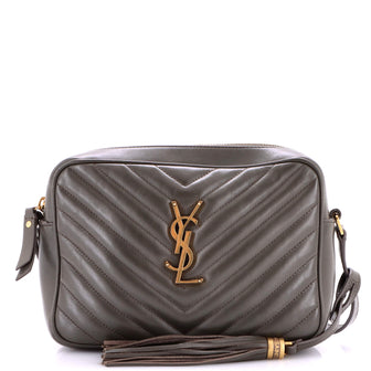 Saint Laurent Lou Camera Bag Matelasse Chevron Leather Small