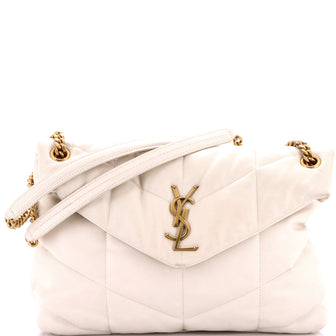 Saint Laurent Loulou Puffer Shoulder Bag Quilted Leather Medium