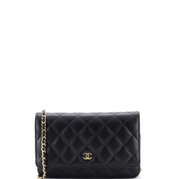 Chanel Wallet on Chain Quilted Caviar