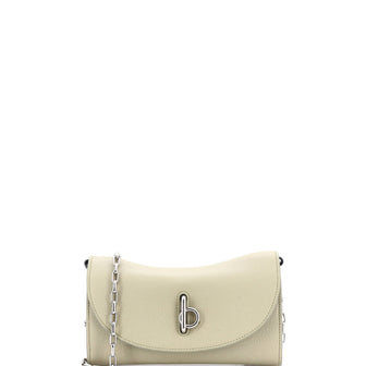 Burberry Rocking Horse Wallet on Chain Jacquard With Leather