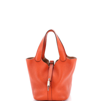 Hermes Picotin Lock Bag Clemence PM