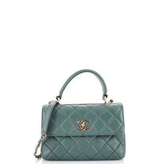 Chanel Trendy CC Top Handle Bag Quilted Lambskin Small