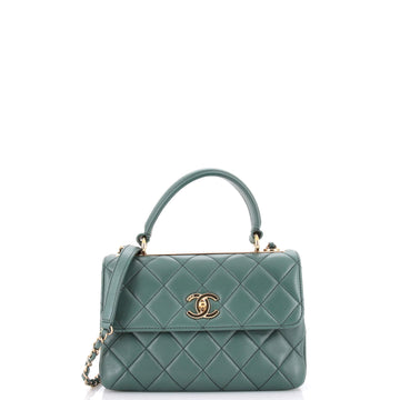 Chanel Trendy CC Top Handle Bag Quilted Lambskin Small