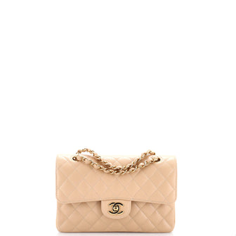 Chanel Classic Double Flap Bag Quilted Caviar Small