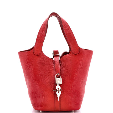 Hermes Picotin Lock Bag Clemence PM