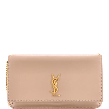 Saint Laurent Classic Monogram Phone Holder Shoulder Bag Leather