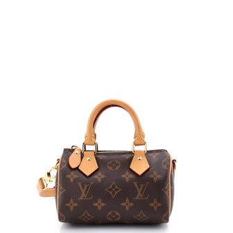 Louis Vuitton Speedy Bandouliere Bag Monogram Canvas Nano