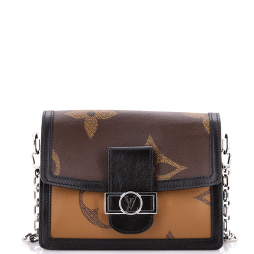 Louis Vuitton Dauphine Shoulder Bag Reverse Monogram Giant MM