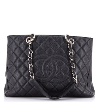Chanel Grand Shopping Tote Quilted Caviar