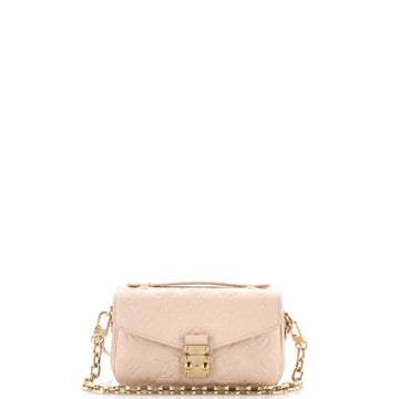 Louis Vuitton Pochette Metis Monogram Empreinte Leather East West