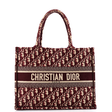 Christian Dior Book Tote Oblique Canvas Medium