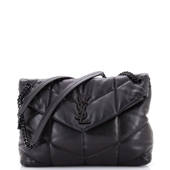 Saint Laurent Loulou Puffer Shoulder Bag Quilted Leather Medium