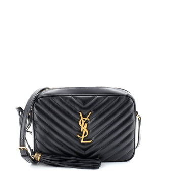 Saint Laurent Lou Camera Bag Matelasse Chevron Leather Small