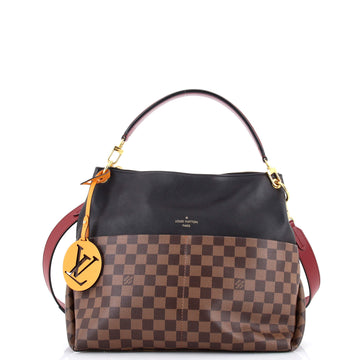 Louis Vuitton Maida Handbag Damier with Leather