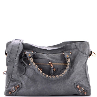 Balenciaga City Giant Studs Bag Leather Medium