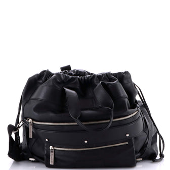 Chanel Convertible Travel Line Tote Leather Large