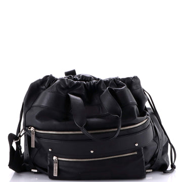 Chanel Convertible Travel Line Tote Leather Large
