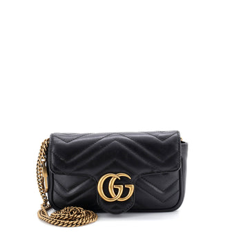 Gucci GG Marmont Flap Bag Matelasse Leather Super Mini