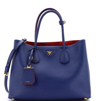 Prada Cuir Double Tote Saffiano Leather Large