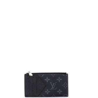 Louis Vuitton Coin Card Holder Monogram Taigarama