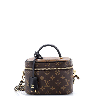 Louis Vuitton Vanity Handbag Reverse Monogram Canvas PM