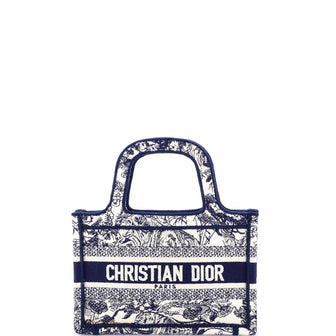 Christian Dior Book Tote Oblique Canvas Mini