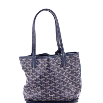Goyard Anjou Reversible Tote Coated Canvas Mini