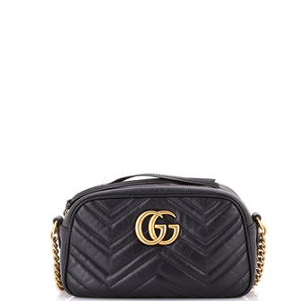 Gucci GG Marmont Shoulder Bag Matelasse Leather Small