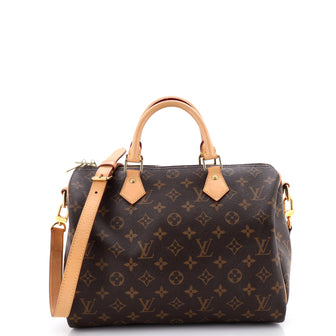 Louis Vuitton Speedy Bandouliere Bag Monogram Canvas 30
