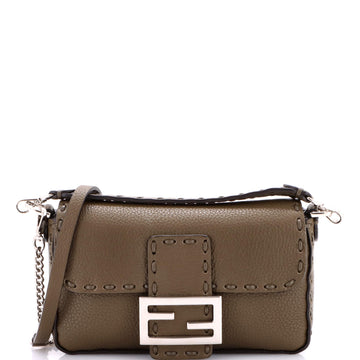 Fendi Selleria Baguette NM Bag Leather Mini