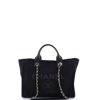 Chanel Deauville NM Tote Mixed Fibers Small