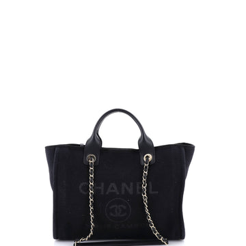 Chanel Deauville NM Tote Mixed Fibers Small