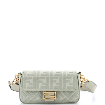 Fendi Baguette NM Bag Zucca Embroidered Canvas Medium