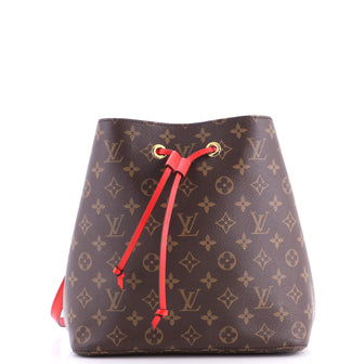 Louis Vuitton NeoNoe Handbag Monogram Canvas with Leather MM