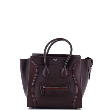 Celine Luggage Bag Smooth Leather Mini