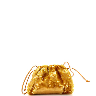 Bottega Veneta The Pouch Sequin Embellished Leather Mini