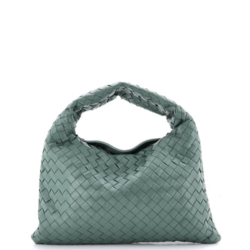 Bottega Veneta Hop Hobo Intrecciato Leather Small