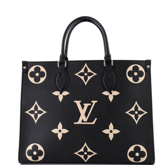 Louis Vuitton OnTheGo Tote Bicolor Monogram Empreinte Giant MM