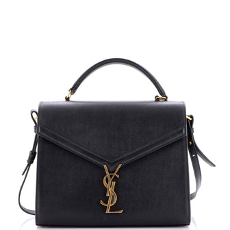 Saint Laurent Cassandra Top Handle Bag Leather Medium